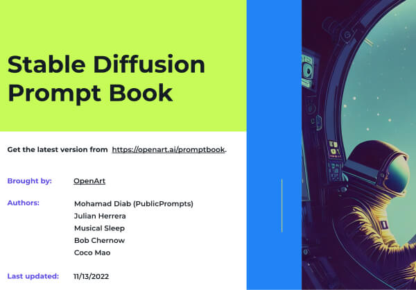 Stable Diffusion Prompt Book